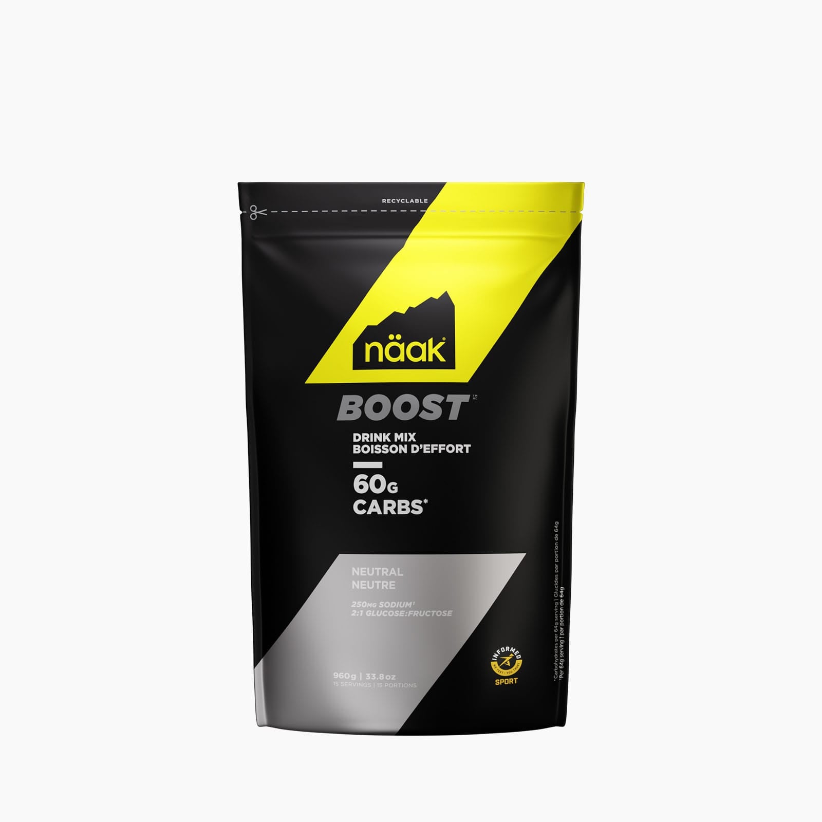 Näak BOOST Drink Mix 60 bevanda neutra busta 15 dosi