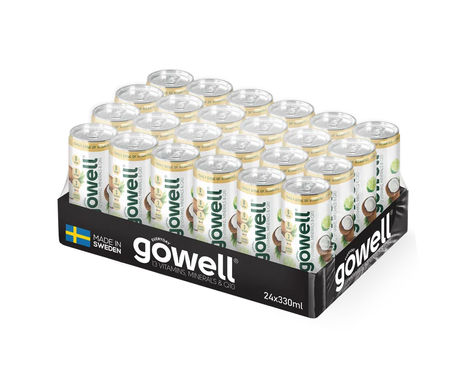 Gowell Cocco Lime bevanda funzionale 24x33cl senza zuccheri