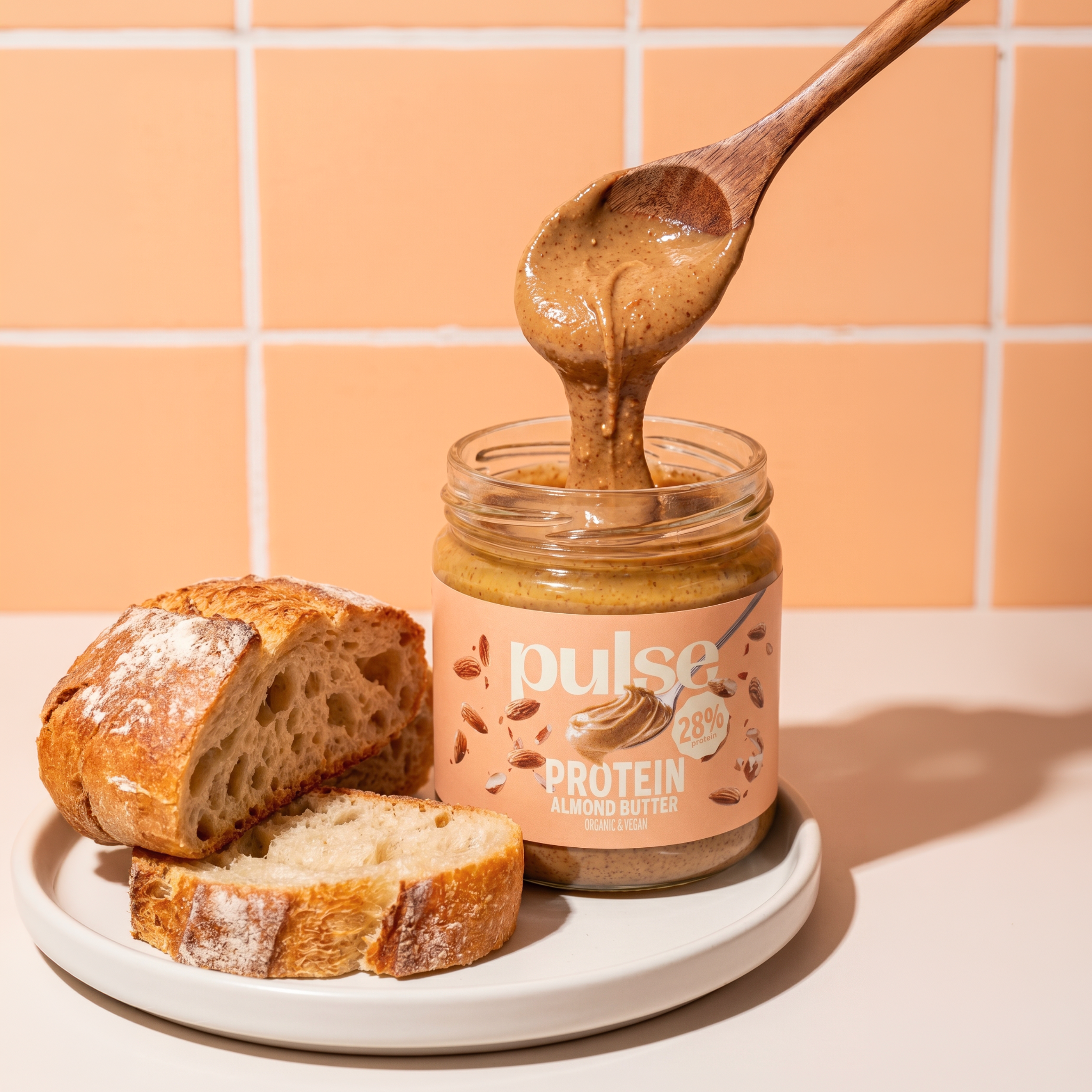 Pulse Protein Spreads crema mandorle 350g bio 28% proteine