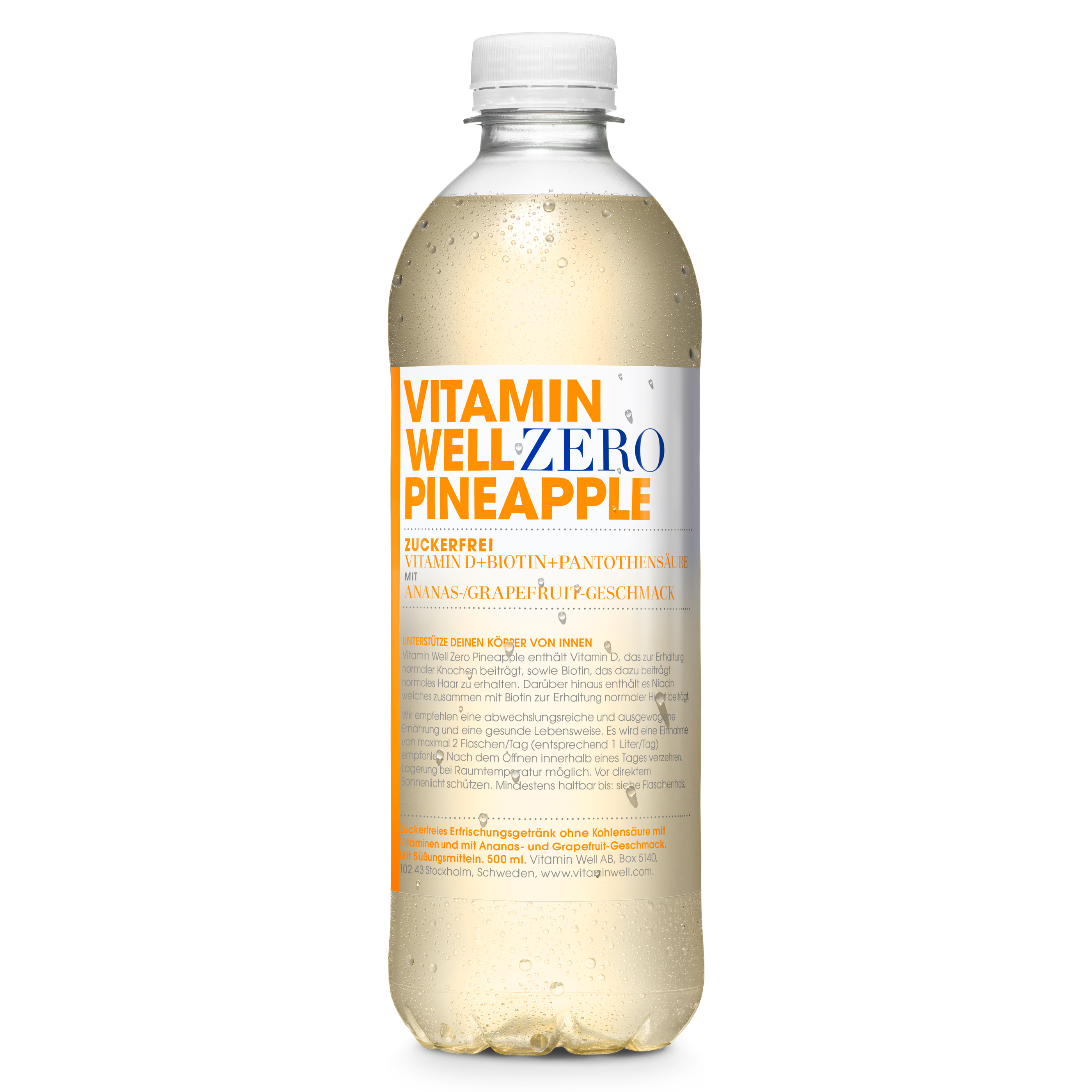 Vitamin Well Zero Pineapple bevanda ananas senza zucchero
