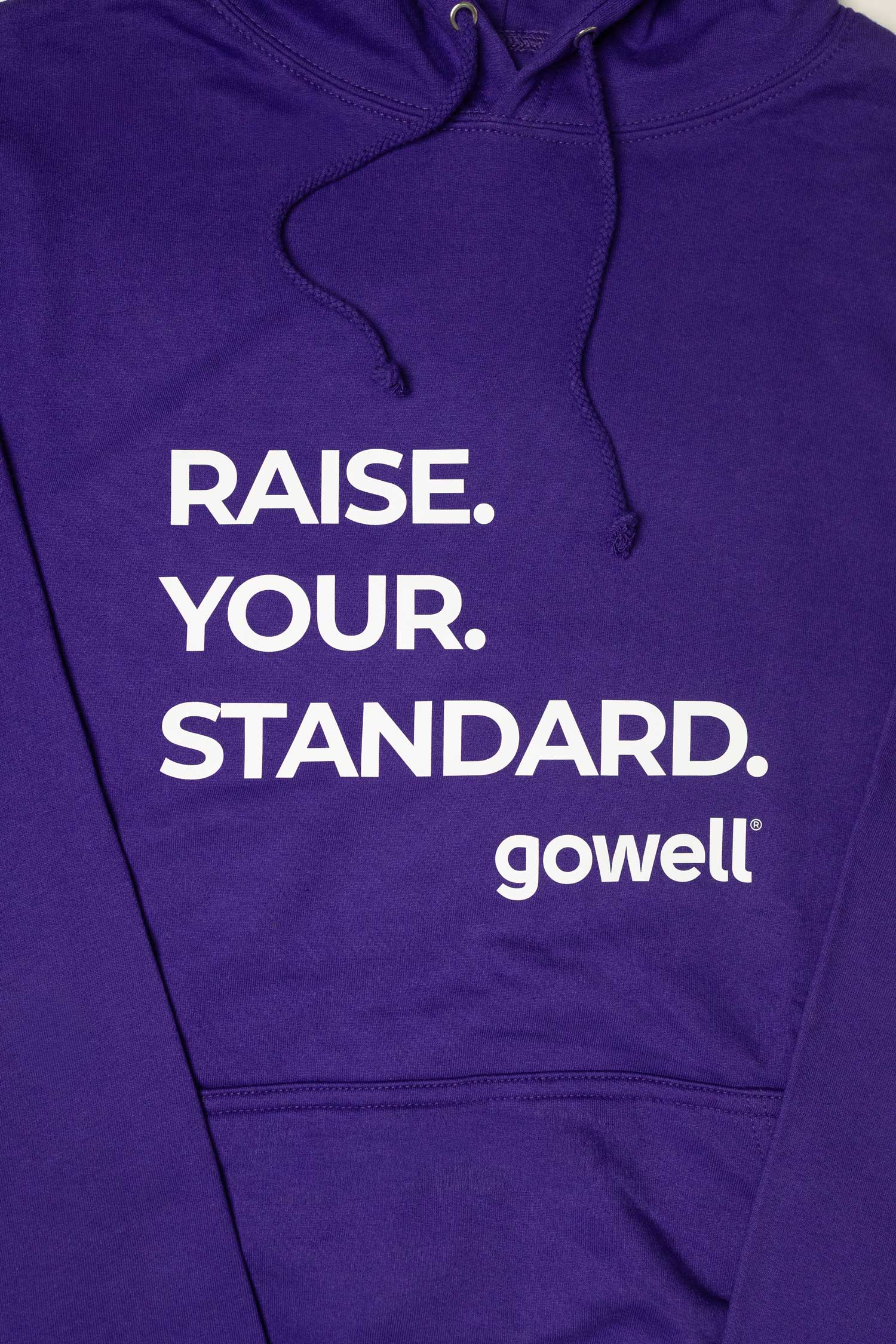 Gowell Hoodies felpa con cappuccio lilla cotone unisex