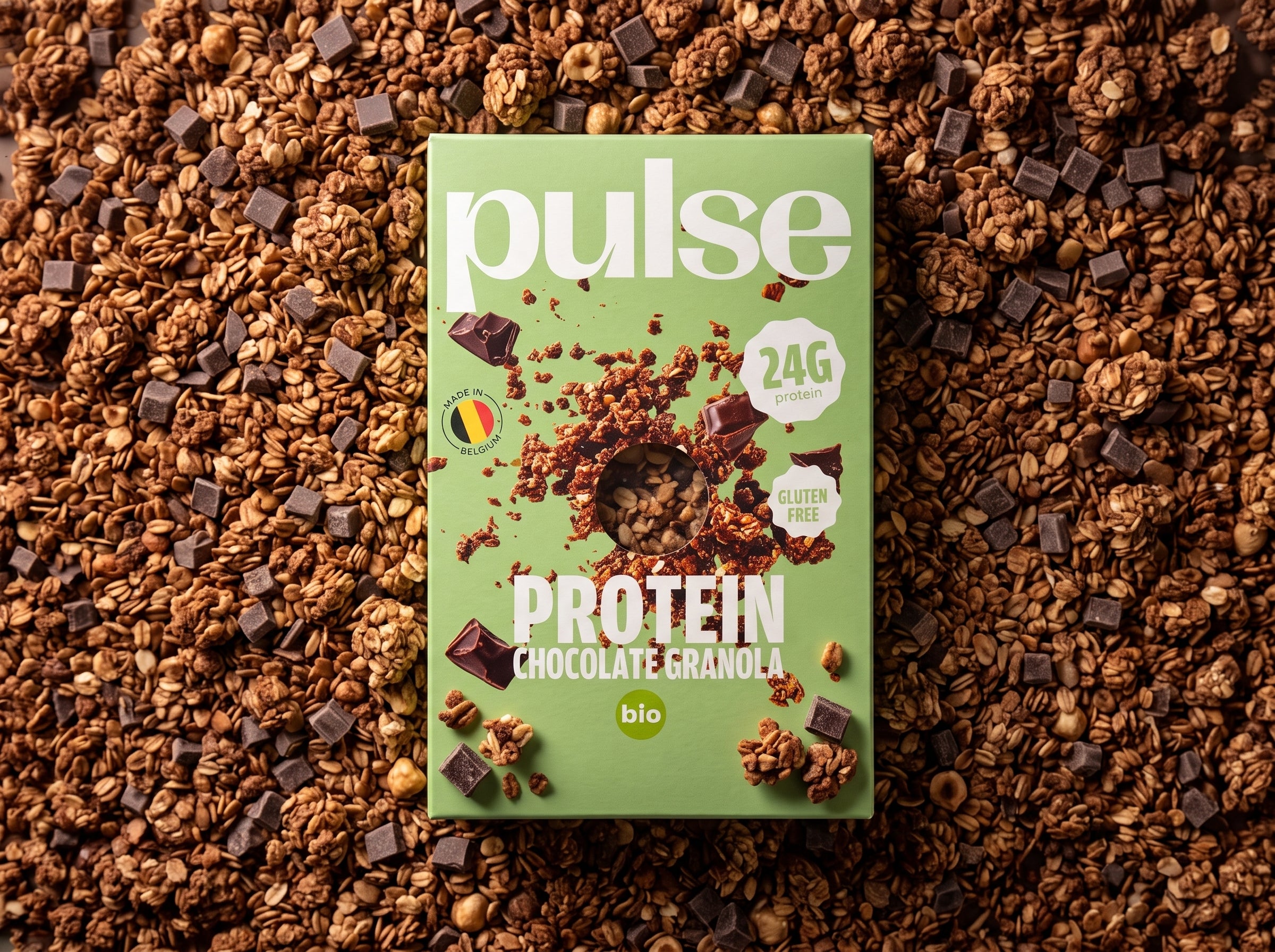 Pulse Protein Granola granola cioccolato 350g 24% vegana