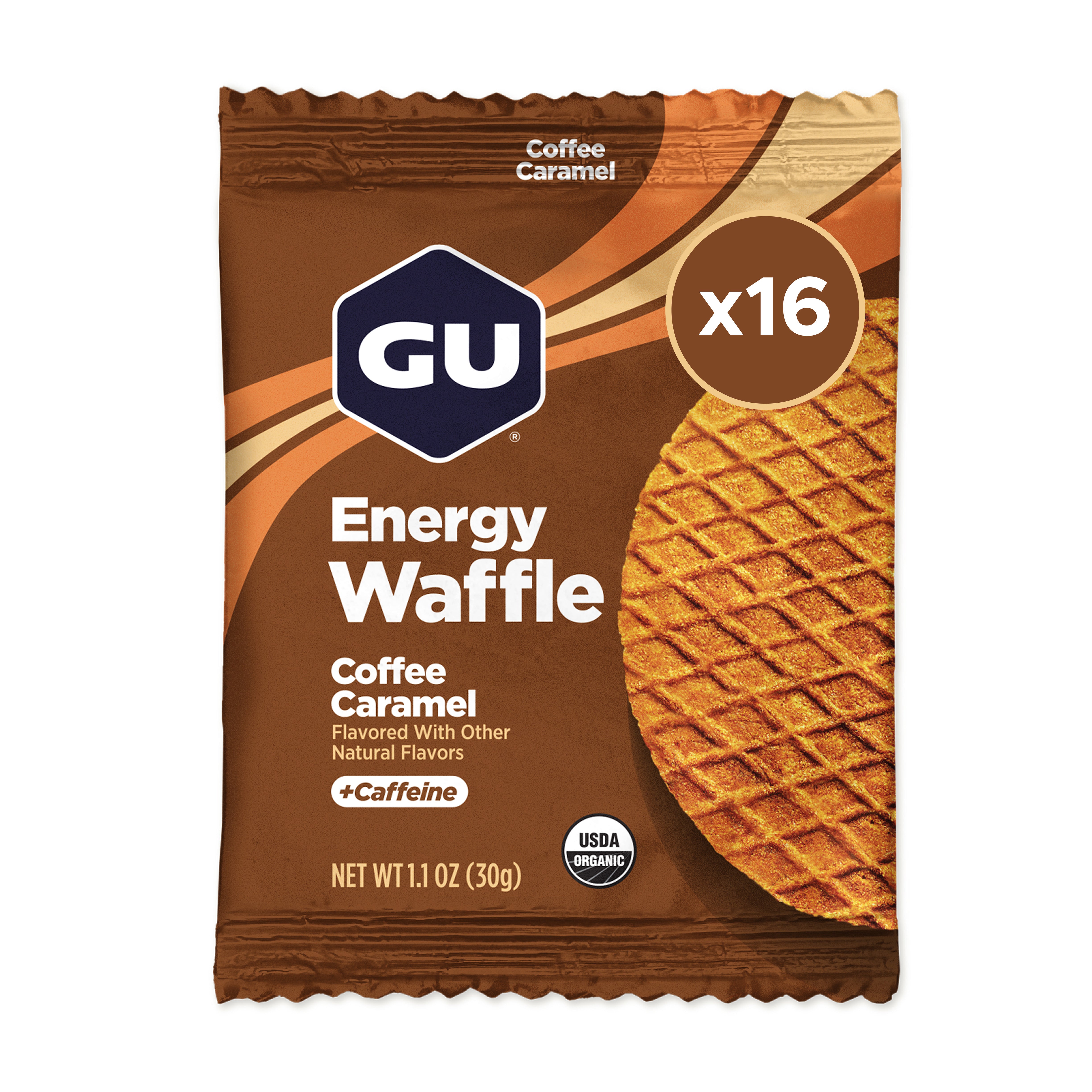 GU Energy Waffles Maple Cinnamon waffle energetico 16 pz bio