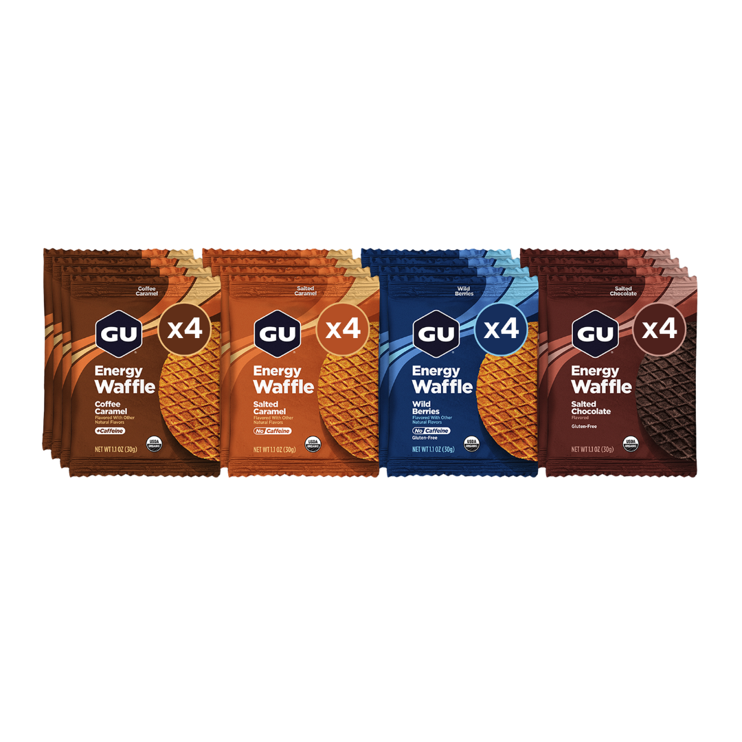 GU Energy Waffles Maple Cinnamon waffle energetico 16 pz bio
