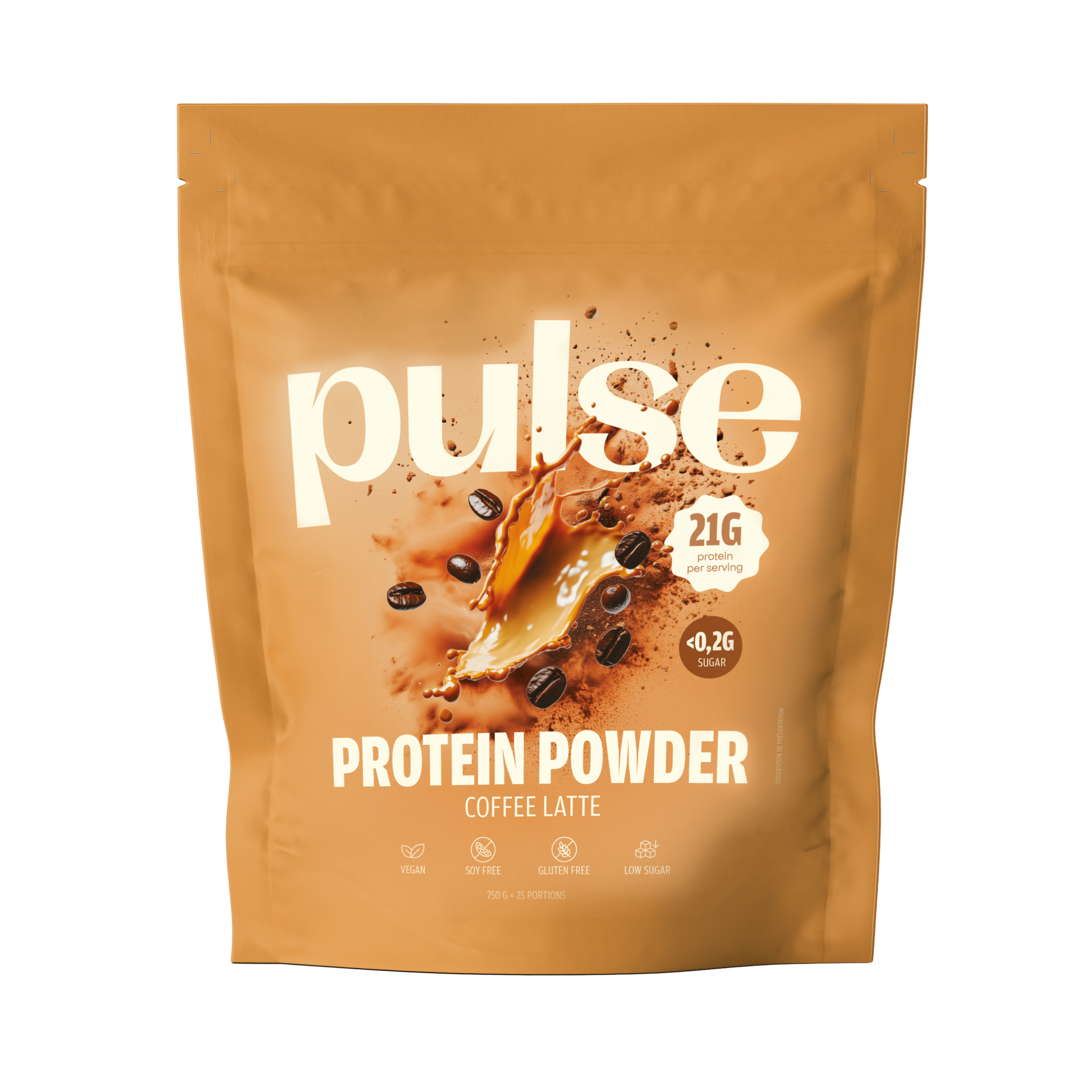 Pulse Protein Protein Powder Proteine Caffè 750g Vegane