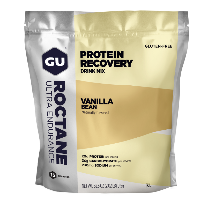 GU Roctane Protein Recovery Drink Vaniglia Box 10 whey