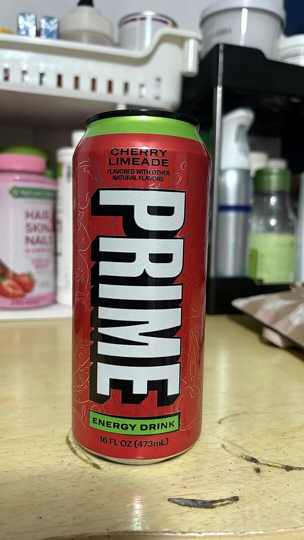 Prime Energy Drink Cherry Limeade Zero Zuccheri