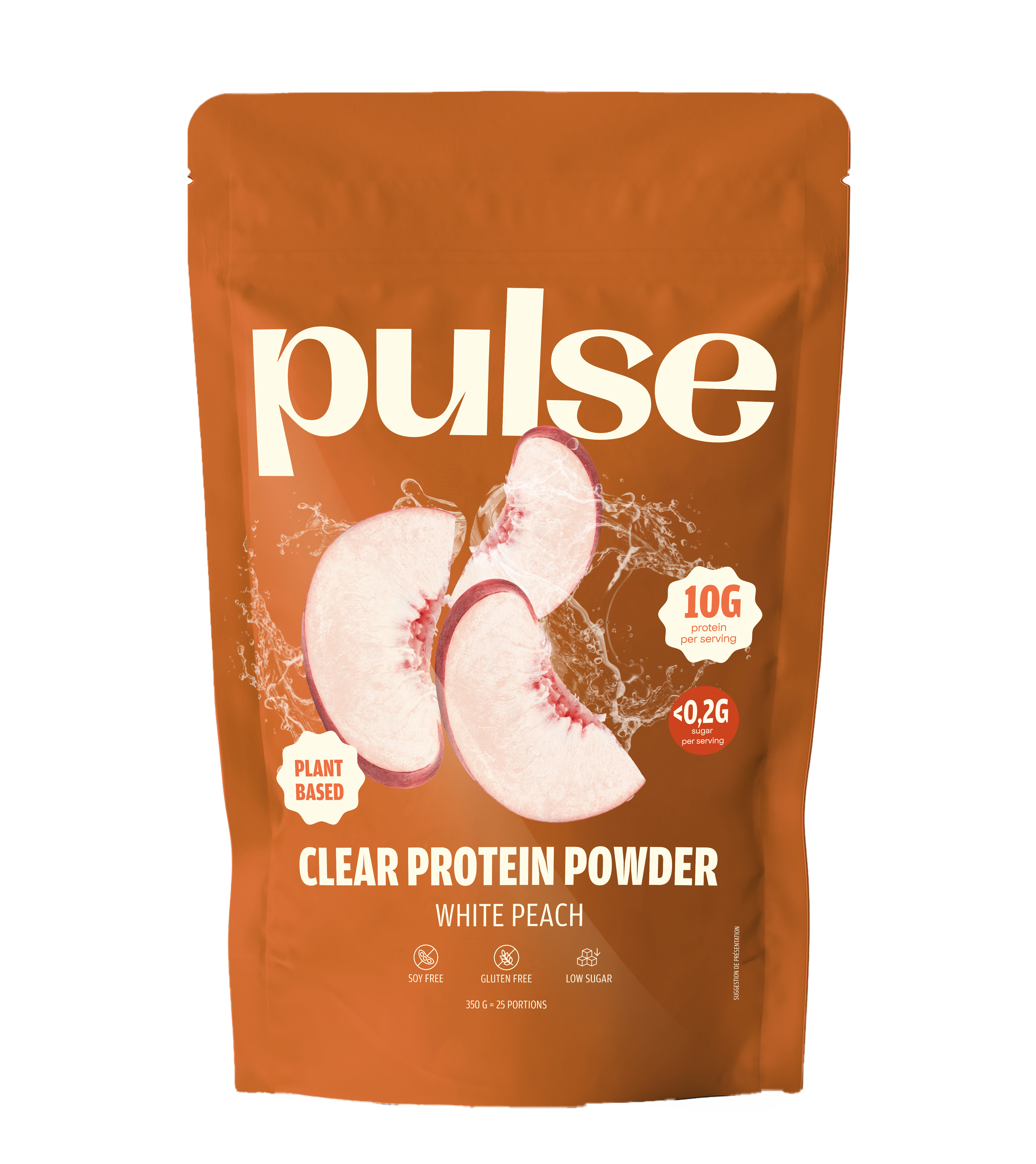 Pulse Clear Protein pesca bevanda proteica vegana 350g