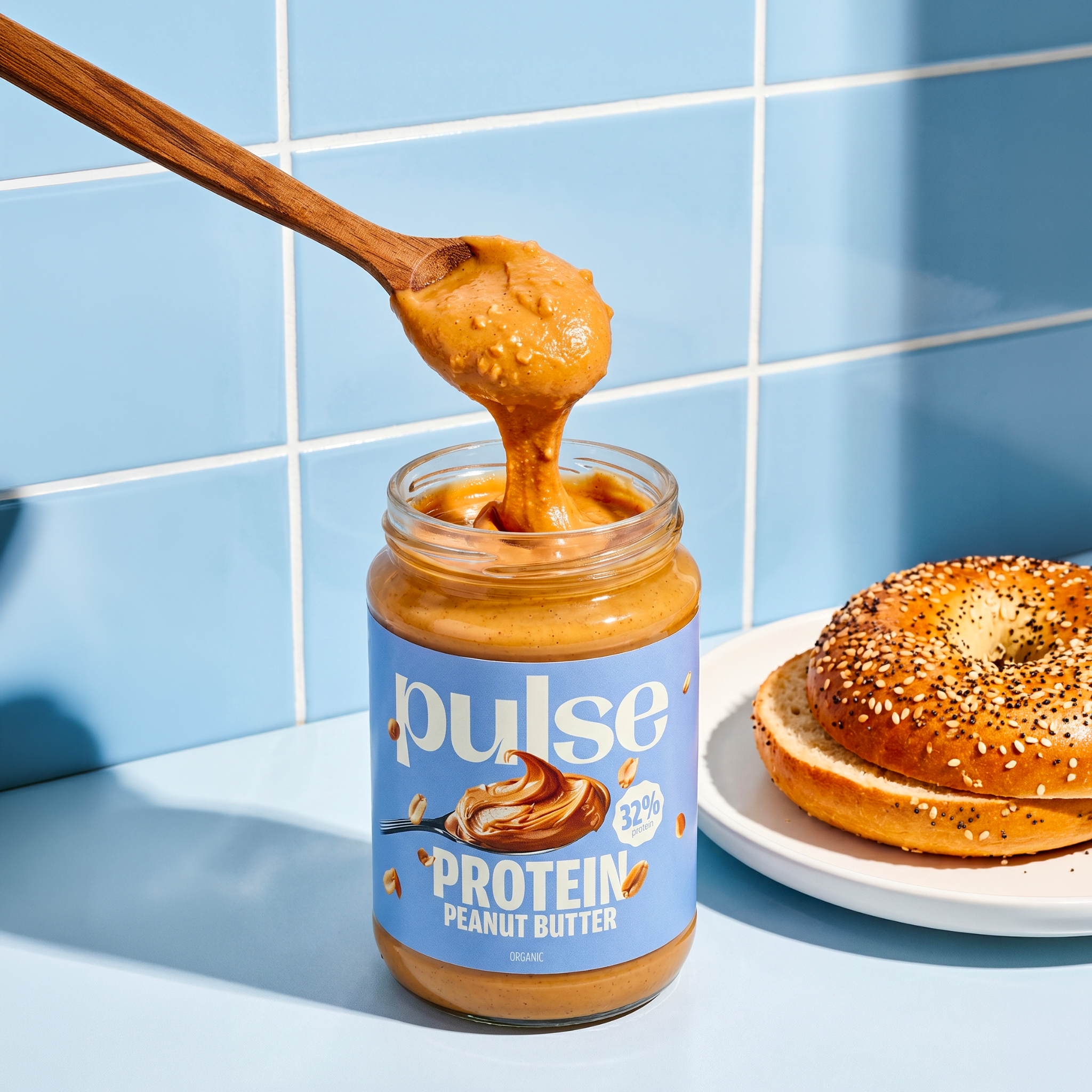 Pulse Protein Spreads burro arachidi proteico 500g 32% bio