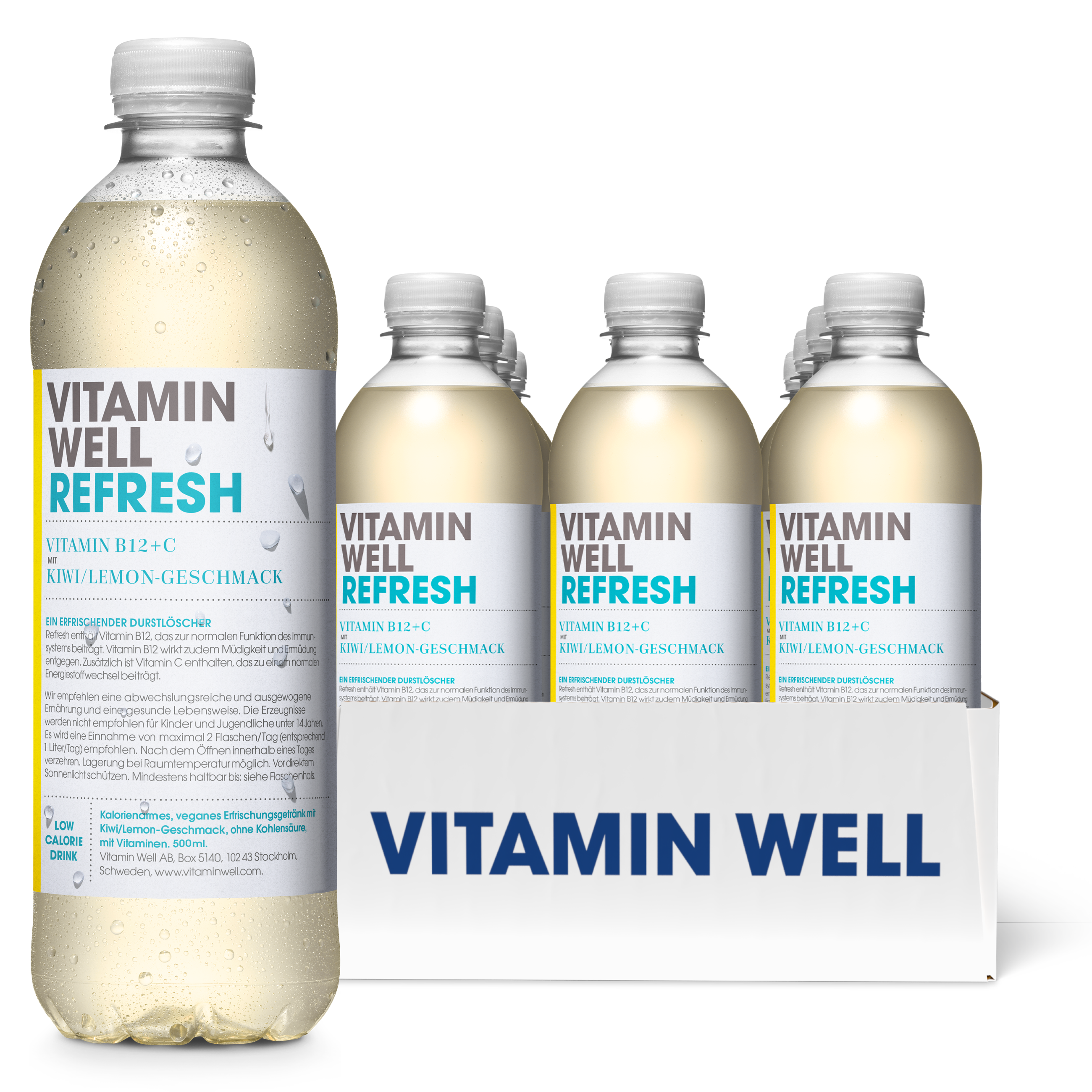Vitamin Well Original Refresh Bevanda Vitaminica 500 ml Leggera
