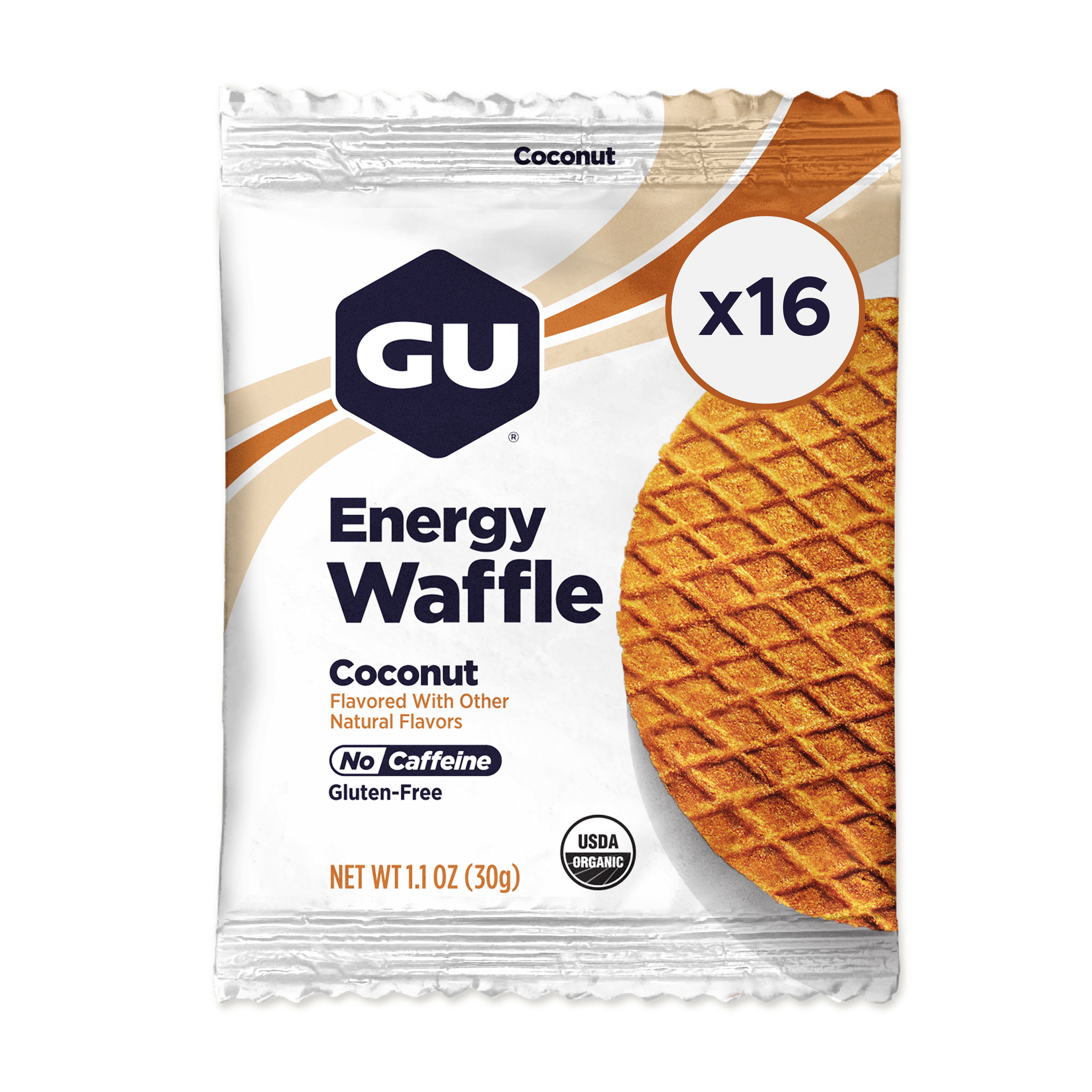 GU Energy Waffles Maple Cinnamon waffle energetico 16 pz bio
