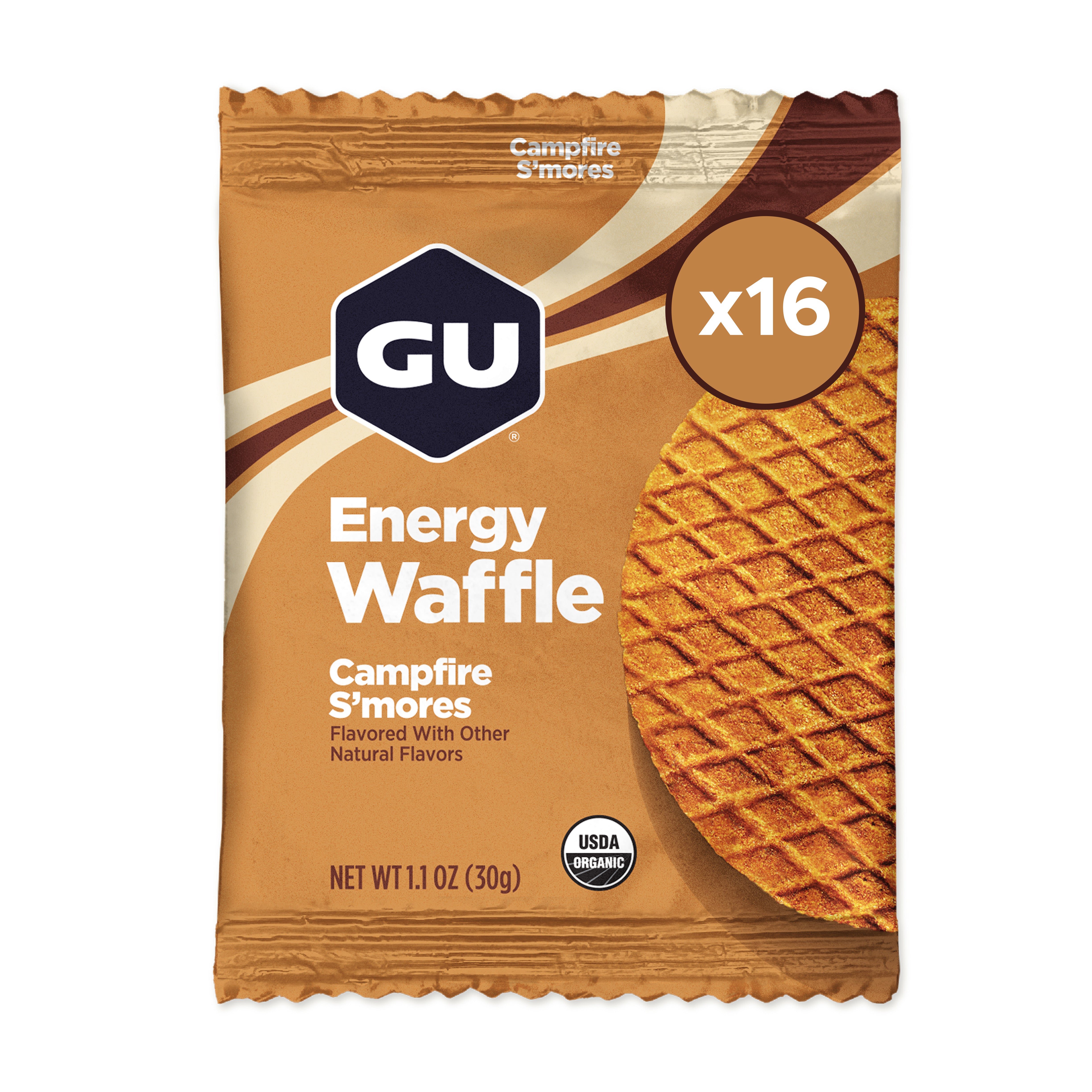 GU Energy Waffles Maple Cinnamon waffle energetico 16 pz bio