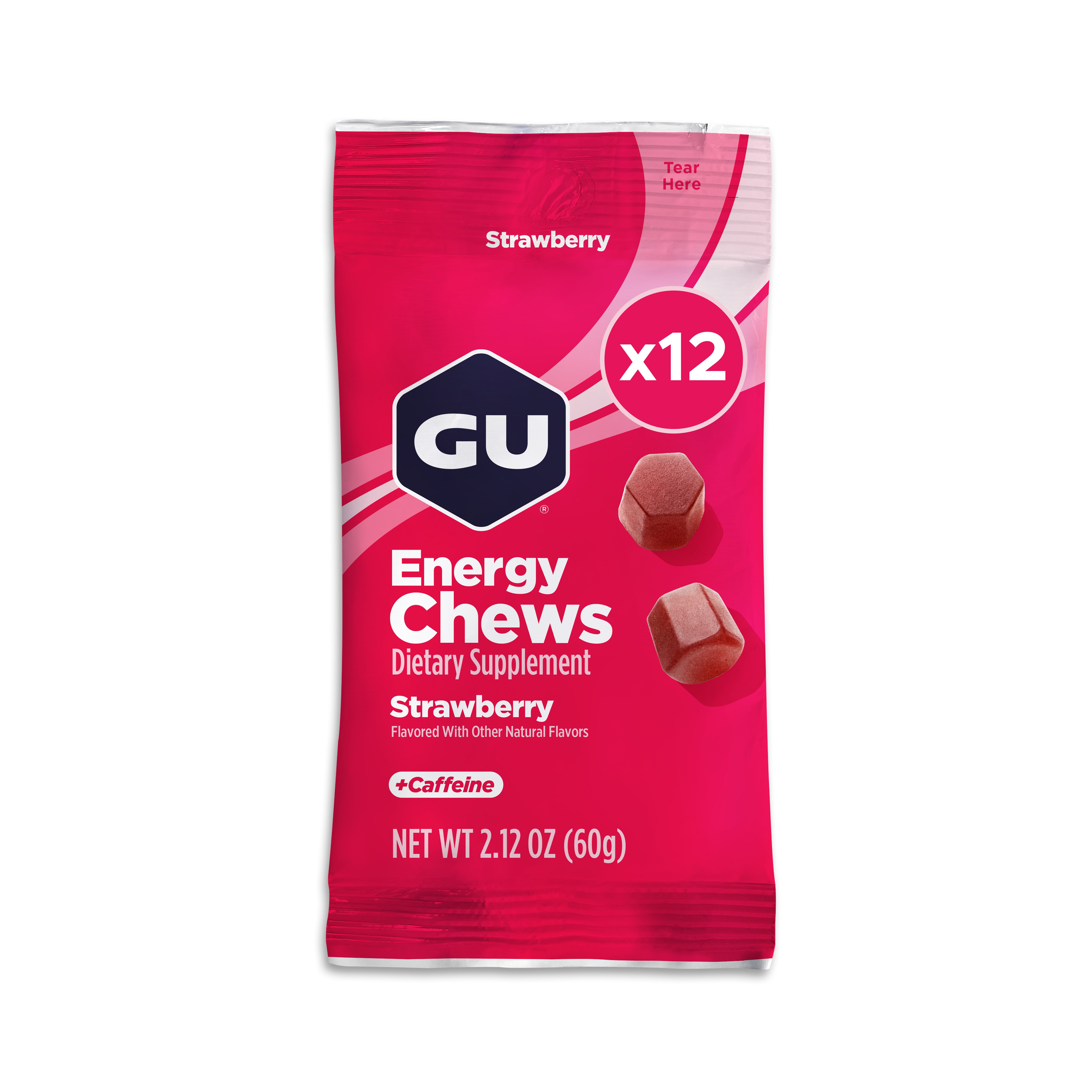 GU Energy Chews caramelle energetiche arancia 12 buste