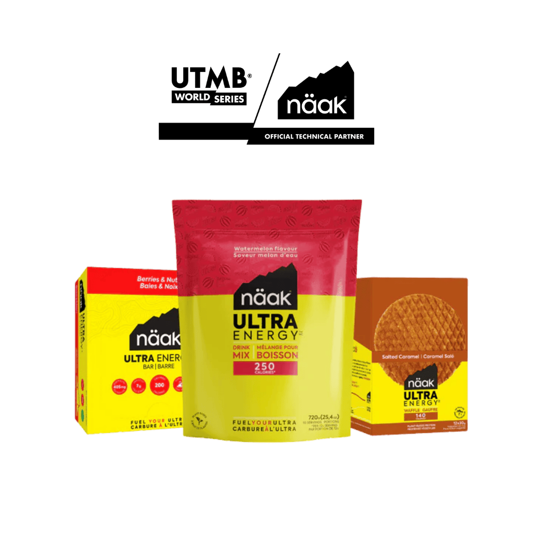 Näak Ultra Pack UTMB pack nutrizione 12 bar 12 waffle