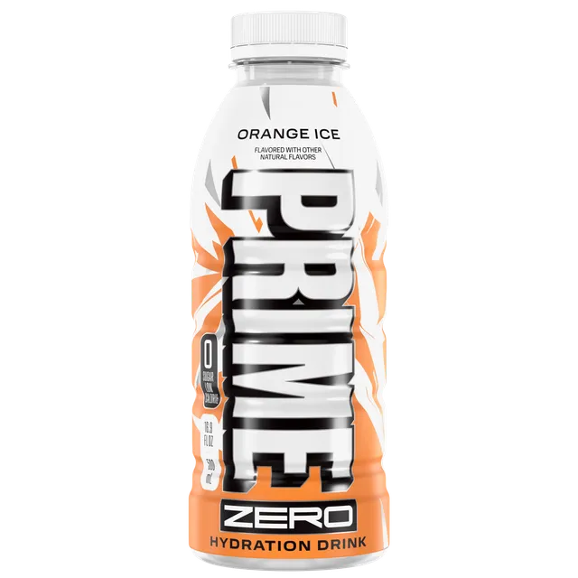 Prime Zero Hydration Orange Ice bevanda idratante zero zuccheri