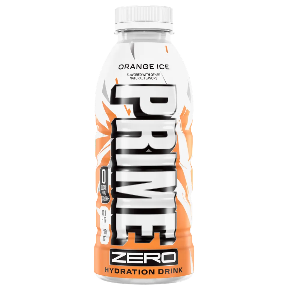 Prime Zero Hydration Orange Ice bevanda idratante zero zuccheri
