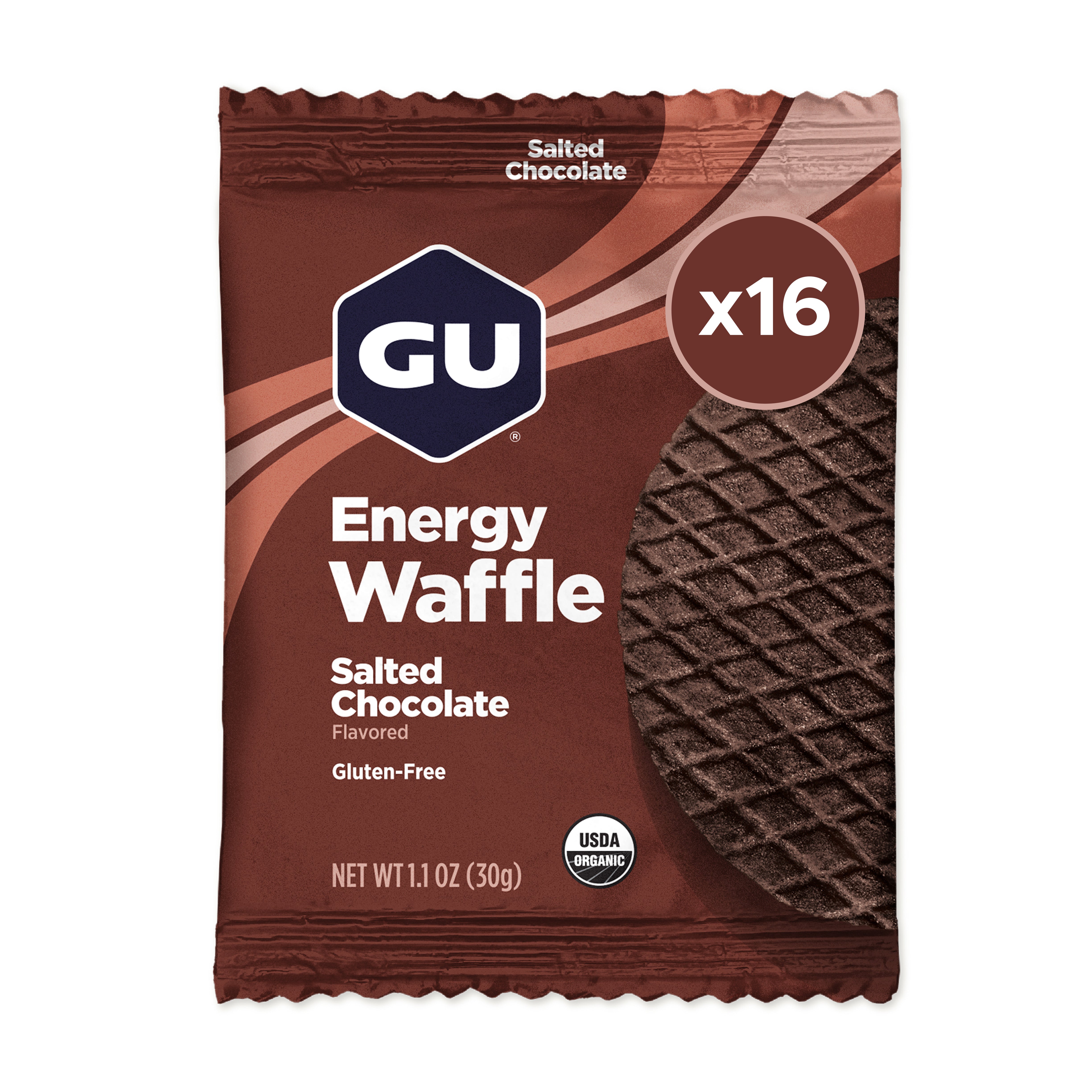 GU Energy Waffles Maple Cinnamon waffle energetico 16 pz bio