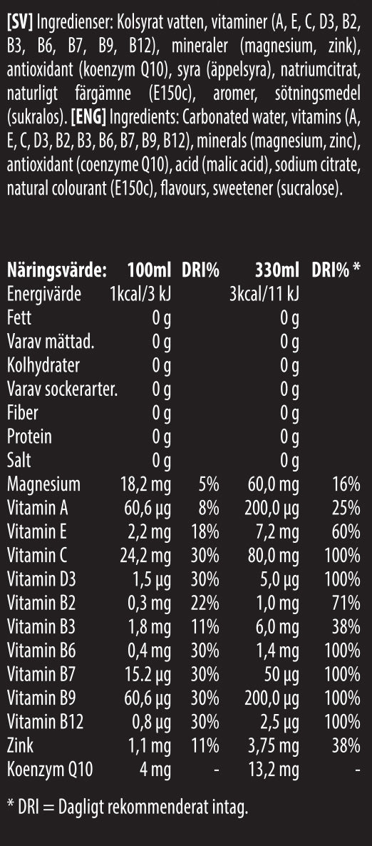 Gowell Funktionsdrycker Cola bevanda funzionale 24x33cl senza zucchero